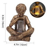 ADORABLE GARDEN DECOR-GLIMPSES OF GOD BOY STATUE