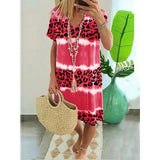 New Beach Casual Loose Boho Dress