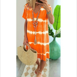 Beach Casual Loose Boho Dress