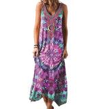 Beach Casual Loose Boho Dress