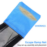 Animal saving escape ramp