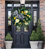 SUMMER FARMHOUSE WREATH WITH LEMONS FOR ALL SEASONS