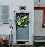 SUMMER FARMHOUSE WREATH WITH LEMONS FOR ALL SEASONS