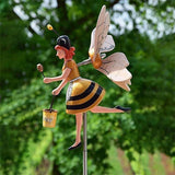 Miss Bee Garden &#8203;Art Decor Whirligigs Wind Spinners - Buy 2 or More Get Extra 10%Off & Free Shipping