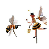 Miss Bee Garden &#8203;Art Decor Whirligigs Wind Spinners - Buy 2 or More Get Extra 10%Off & Free Shipping