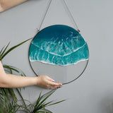 Handmade plexiglass wave decoration