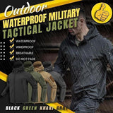 【Pre-sale new autumn and winter models】Outdoor Waterproof Military Tactical Jacket