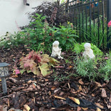 Children holding a can of fireflies - Garden Statue Decoration