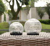 SOLAR LED GLASS BALL GARDEN LAWN LAMP