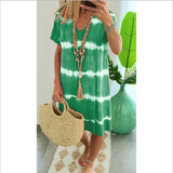 Beach Casual Loose Boho Dress