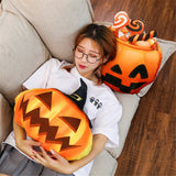 Funny pumpkin pillow