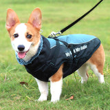 Reflective Fur Collar Pet Jacket Warm Puppy Dog Outdoor Travel Clothing