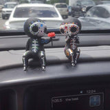 Sugar Skull Couple Figurine