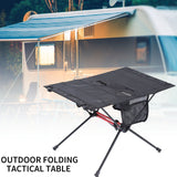 Outdoor Camping Table with Mesh Storage Bag Fordable Desk for Camping BBQ