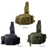 Fishing Tackle Waist Bag Outdoor Camping Hunting Shoulder Crossbody Pouch