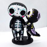 Sugar Skull Couple Figurine