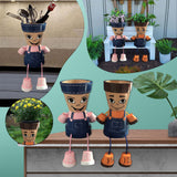 50% Off For a Limited Time--Country Kid People Planter-Buy 2 Free Shipping