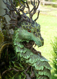 Handmade Forest Dragon-The perfect gift for craft lovers and sculpture enthusiasts