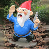 Garden War Gnome Family 6 Pcs