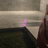 Touch of ECO - Solar LED Neon Pink Flamingo Friendly Garden Stake Light