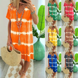 Beach Casual Loose Boho Dress