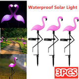 Buy 3 Free Shipping--LED Solar Flamingo Stake Light