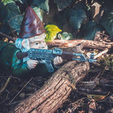 Funny Army Garden Gnome Statue