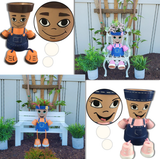 50% Off For a Limited Time--Country Kid People Planter-Buy 2 Free Shipping