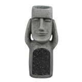 Solar LED Light Easter Island Flowerpot