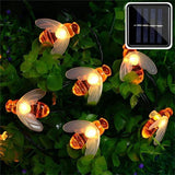 Solar Honey Bee Garden Lights