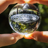 3D SOLAR SYSTEM CRYSTAL BALL - Decorations - Blastiful