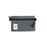 Topo Designs Accessory Bags in small charcoal gray.