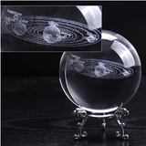 3D SOLAR SYSTEM CRYSTAL BALL - Decorations - Blastiful