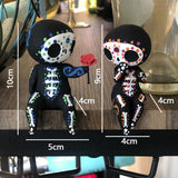 Sugar Skull Couple Figurine