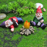 GARDEN DRUNK DWARFS 4PCS