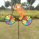 Orange Cat Bicycle Wind Spinner-The New Style