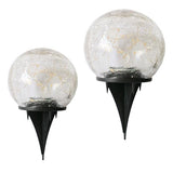 SOLAR LED GLASS BALL GARDEN LAWN LAMP