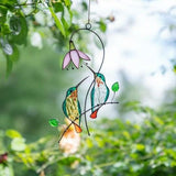 Stained glass hummingbird Modern stained glass window hangings decor