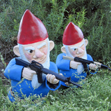 Garden War Gnome Family 6 Pcs