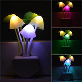 Romantic Colorful Sensor LED Mushroom Night Light