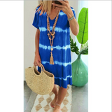 Beach Casual Loose Boho Dress