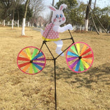 Orange Cat Bicycle Wind Spinner-The New Style