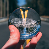 3D SOLAR SYSTEM CRYSTAL BALL - Decorations - Blastiful