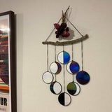 Rainbow Black Moon Phase Hanging