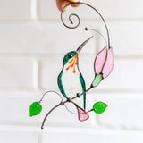 Birds Stained Glass Window Hangings - Mothers Day Gift