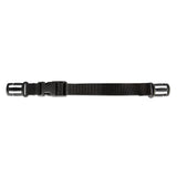 Topo Designs backpack sternum strap in black with slide-on attachments